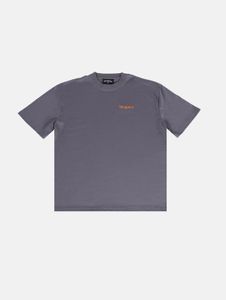T-shirt da uomo comoda, vestibilità oversize, 210 g/m², cotone, grigia