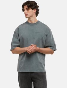bequemes Dropsize Herren T-Shirt Oversize mit Baumwolle Grau