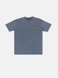 Comoda t-shirt da uomo a maniche corte in cotone, blu