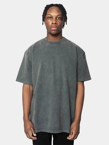 bequemes Dropsize Herren T-Shirt Oversize mit Baumwolle Grau