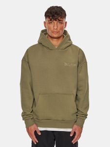 lässiger Dropsize Unisex Hoodie Taschen Kapuze mit Baumwolle Khaki