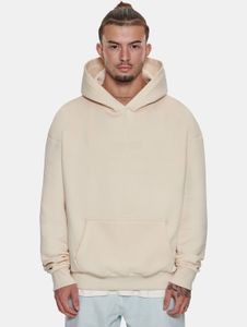 Comfortable drop-size men's hoodie, 360 g/m², cotton, beige