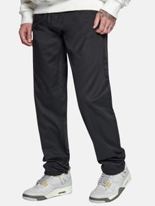 Pantalones vaqueros cómodos de corte holgado para hombre, color negro.