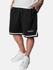 sommerliche Dropsize Herren Shorts Schwarz