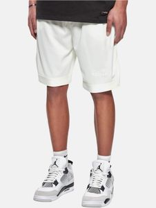 leichte Dropsize Herren Shorts Ecru-Weiß