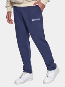 Jeans da uomo eleganti a taglio ribassato in cotone, blu