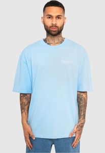 modernes Dropsize Herren T-Shirt mit Baumwolle Hell-Blau