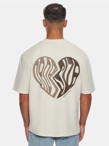 sportliches Dropsize Herren T-Shirt 210 g/m² mit Baumwolle Creme-Weiß