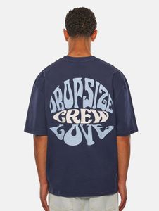 bequemes Dropsize Herren T-Shirt 210 g/m² mit Baumwolle Navy