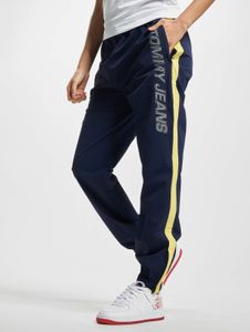 Stylish Tommy Jeans men's jeans with drawstring and zipper, navy