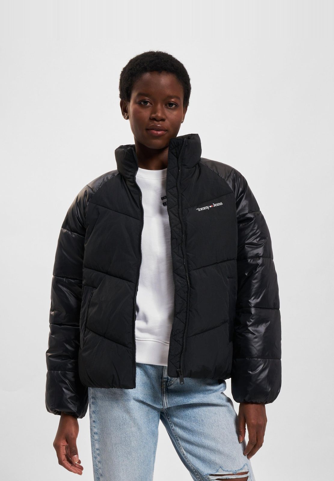 Tommy Jeans Damen Jeans Schwarz bequem