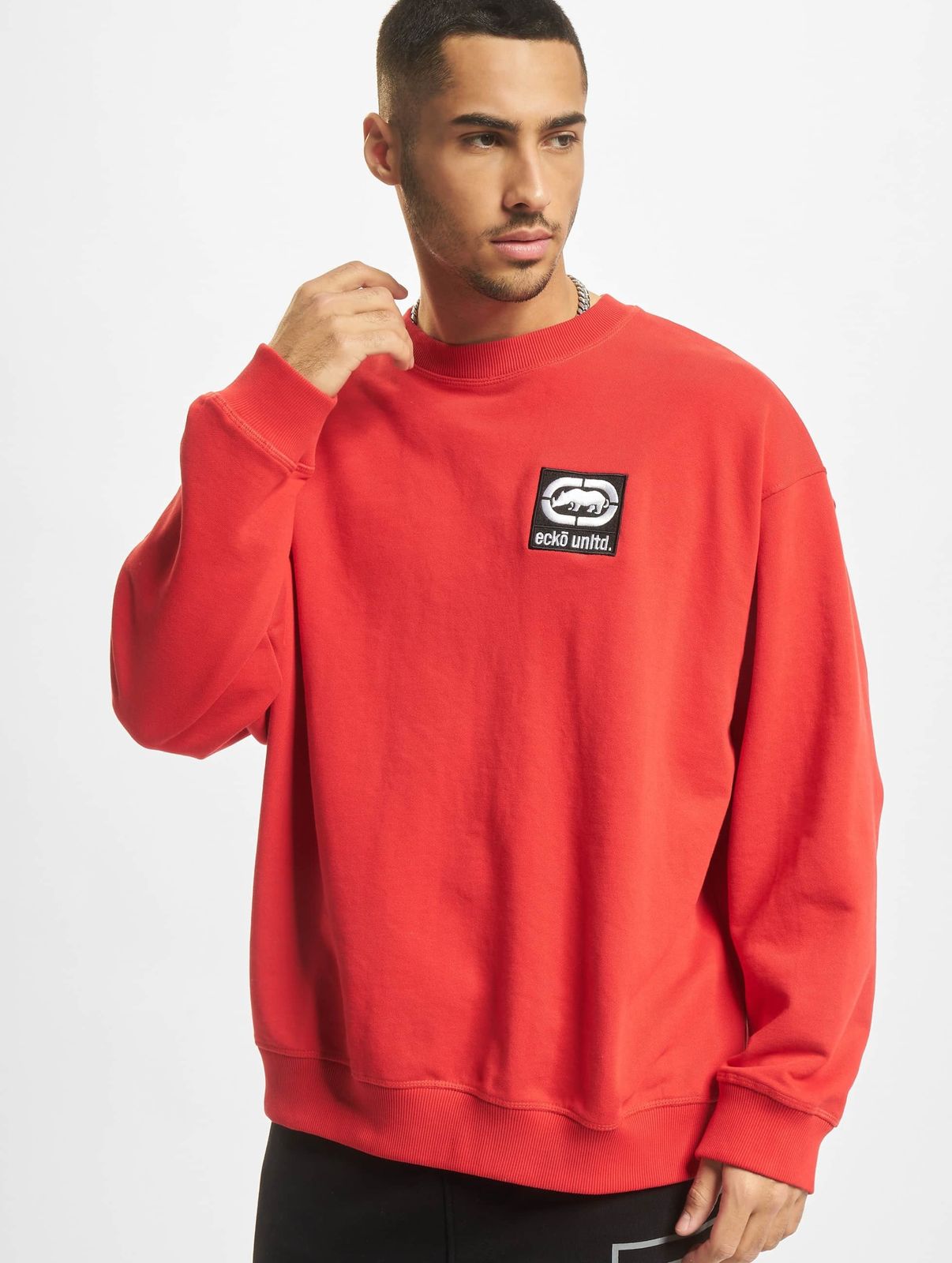 Ecko Unltd. Herren Sweatshirt Baumwolle Rot