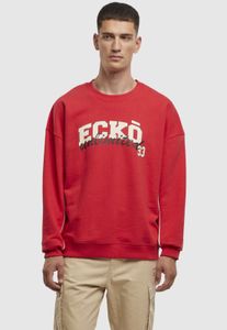 Sweat-shirt homme Ecko Unltd. décontracté, poignets côtelés, coton, rouge