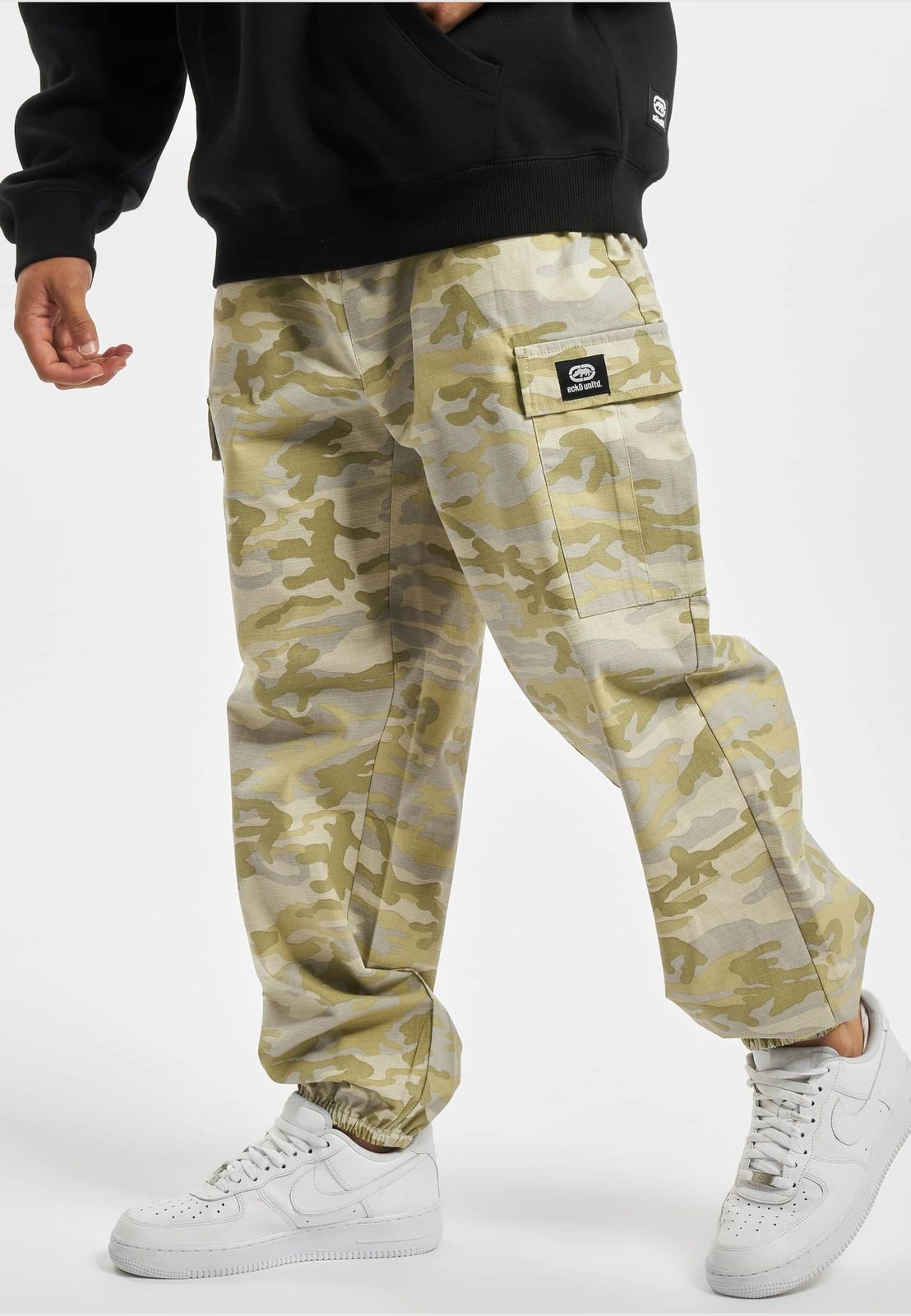 Lässige Ecko Unltd. Herren Jeans Kordelzug Taschen Mit Baumwolle Camouflage