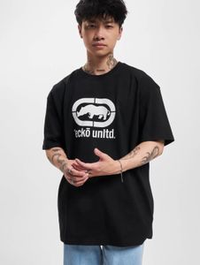 sportliches Ecko Unltd. Herren T-Shirt Oversize 180 g/m² mit Baumwolle Schwarz/Weiß