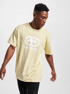 lässiges Ecko Unltd. Herren T-Shirt Oversize 180 g/m² mit Baumwolle Pastell-Gelb
