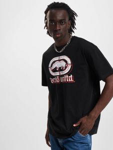 T-shirt homme Ecko Unltd. décontracté en coton noir