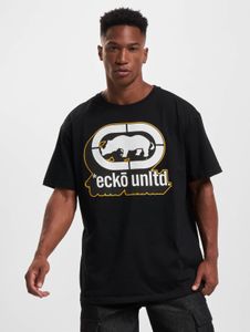 modernes Ecko Unltd. Herren T-Shirt mit Baumwolle Schwarz
