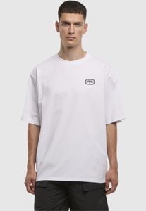 bequemes Ecko Unltd. Herren T-Shirt Rippbündchen Oversize mit Baumwolle Weiß