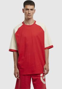 modernes Ecko Unltd. Herren T-Shirt Rippbündchen Oversize mit Baumwolle Rot