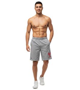 bequeme European League Of Football Herren Shorts Stretch 260 g/m² Grau