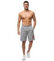 bequeme European League Of Football Herren Shorts Stretch 260 g/m² Grau