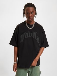 bequemes Favela Herren T-Shirt Schwarz