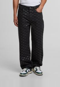 lässige Favela Herren Jeans Schwarz
