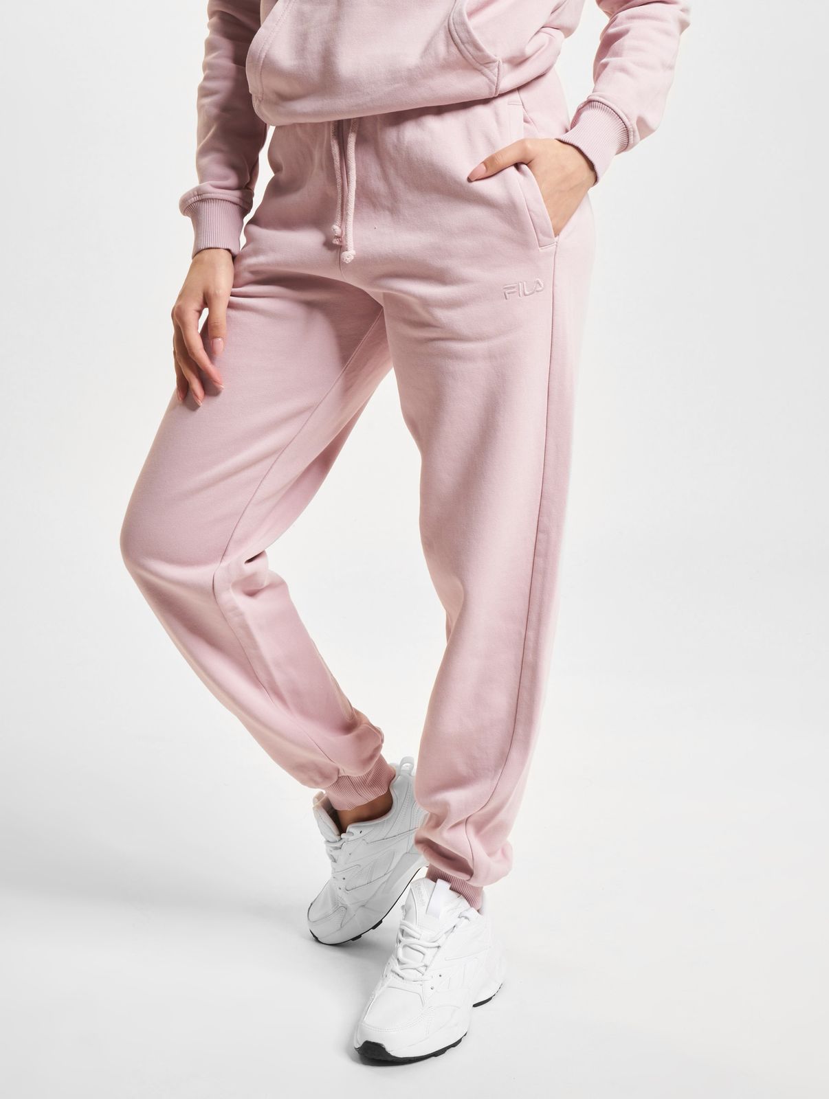 FILA Damen Hose Stretch mit Baumwolle Rosa