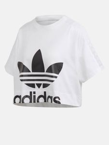 bequemes adidas Damen T-Shirt mit Baumwolle Weiß