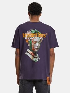 T-shirt oversize en coton pour homme Sporty Forgotten Faces, violet