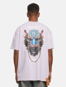 Modern Forgotten Faces men's oversized t-shirt, 240 g/m², cotton, purple