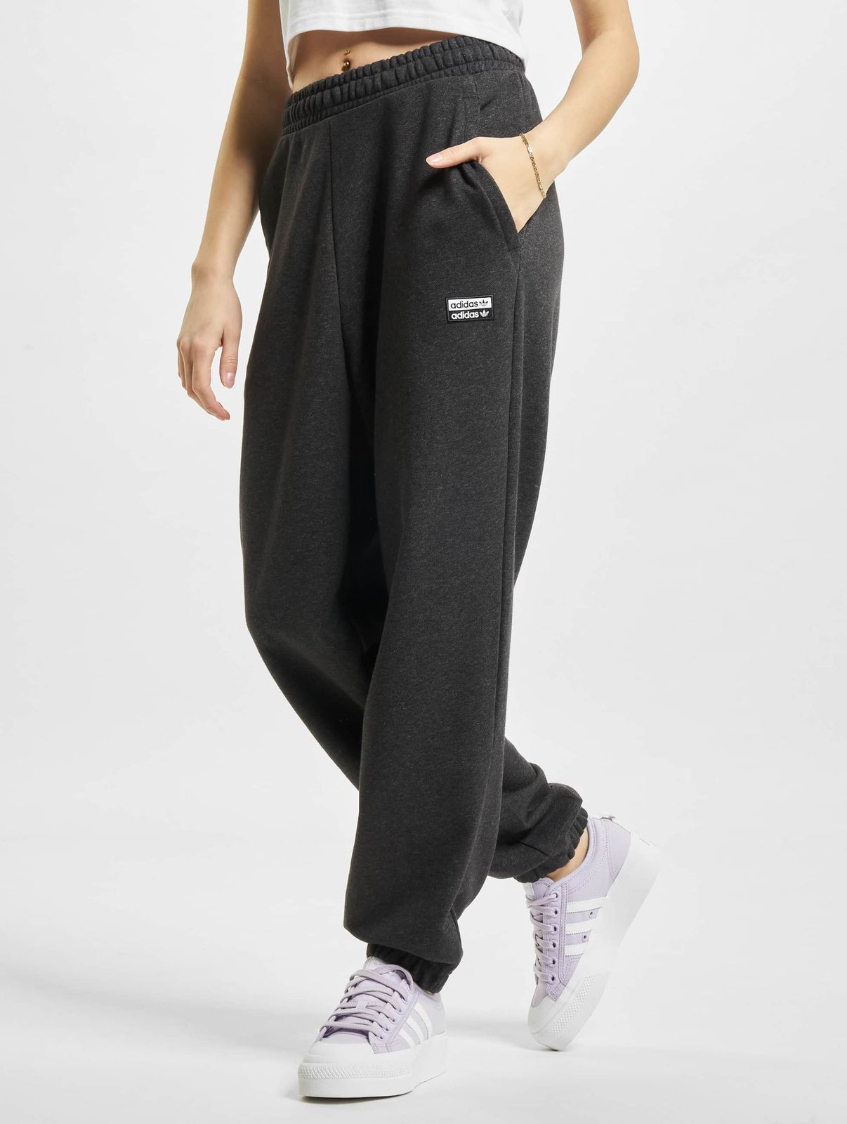adidas Damen Hose mit Baumwolle Anthrazit