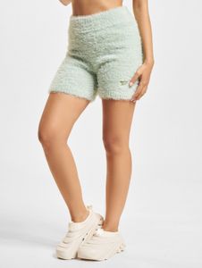Pantalones cortos de verano Reebok para mujer, color verde pastel.