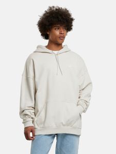 Felpa casual da uomo NIKE in cotone, bianco crema