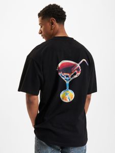 Casual Edwin men's T-shirt with cotton, black