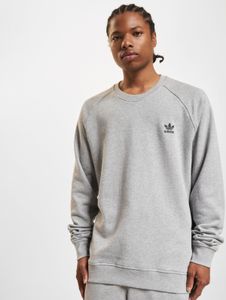 Comoda felpa da uomo Adidas in cotone, grigia