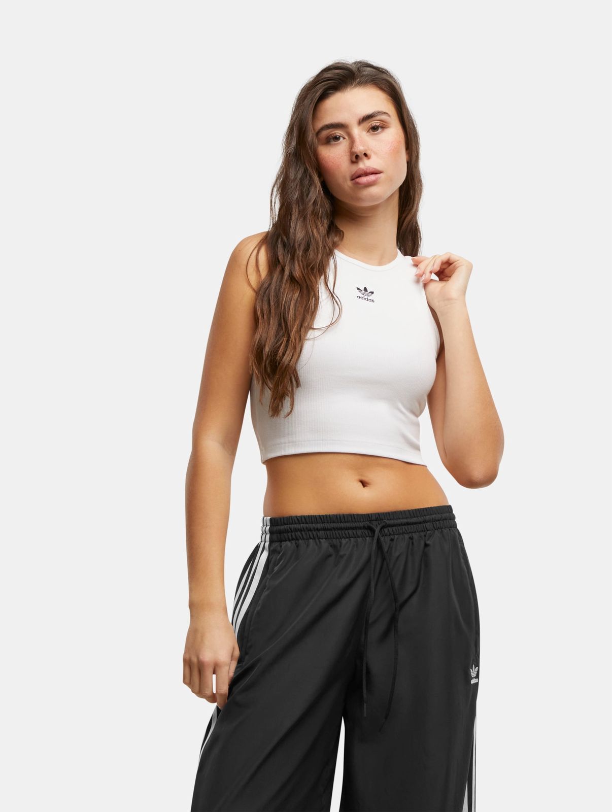 adidas Damen Kapuzen T-Shirt mit Reißverschluss