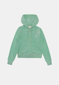 Sweat à capuche Juicy Couture pour femme, vert décontracté