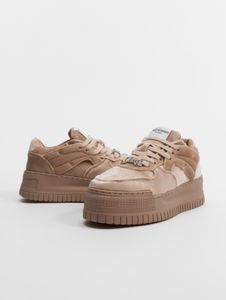 stylische Juicy Couture Damen Sneaker Kordelzug Taschen Beige
