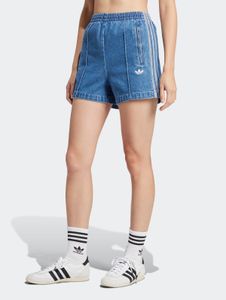 Comfortable adidas women's shorts with cotton, blue
