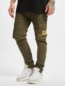 lässige Denim Project Herren Jeans Stretch mit Baumwolle Grün