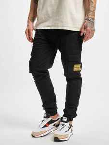 moderne Denim Project Herren Jeans Stretch Reißverschluss Taschen mit Baumwolle Schwarz