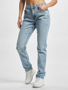 stylische Denim Project Damen Jeans Straight Fit mit Baumwolle Blau