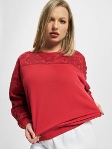 bequemes Just Rhyse Damen Sweatshirt mit Baumwolle Rot