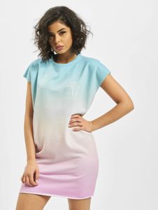 modisches Just Rhyse Damen Kleid Türkis/Pink