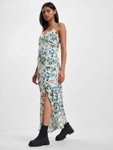 Lightweight Just Rhyse women's dress with zipper, 114 g/m², white/multicolored