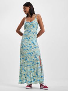 Elegante abito da donna Just Rhyse con cerniera, 114 g/m², verde