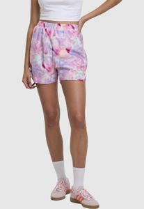 Pantaloncini da donna Just Rhyse leggeri con tasche, viola/multicolore