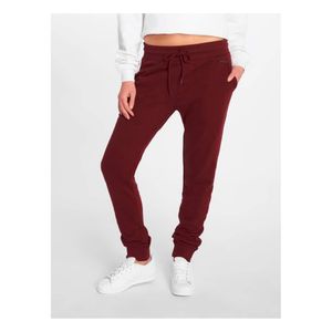 Casual Just Rhyse women's trousers with pockets, cotton, red
